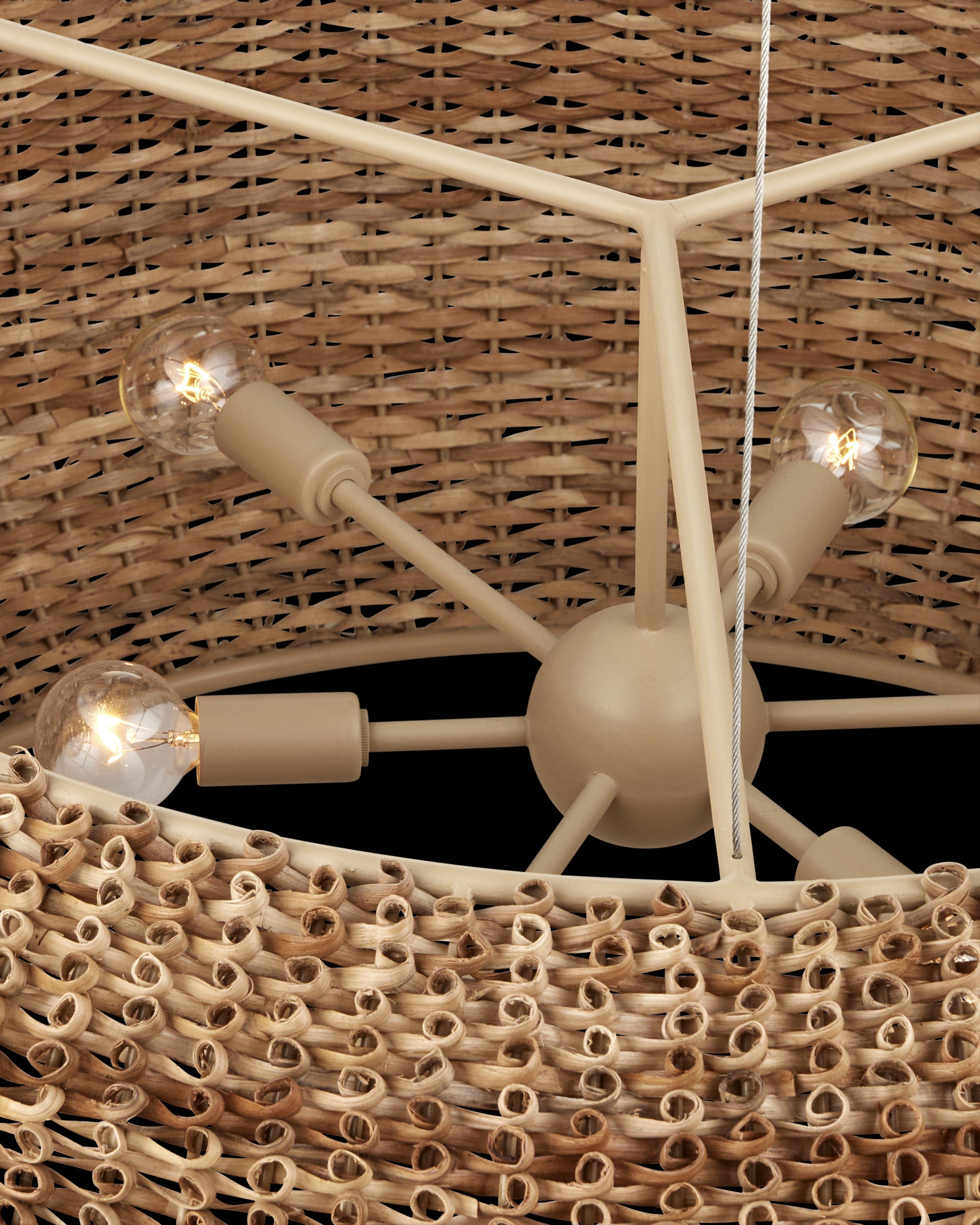 Currey & Company Boucle Chandelier