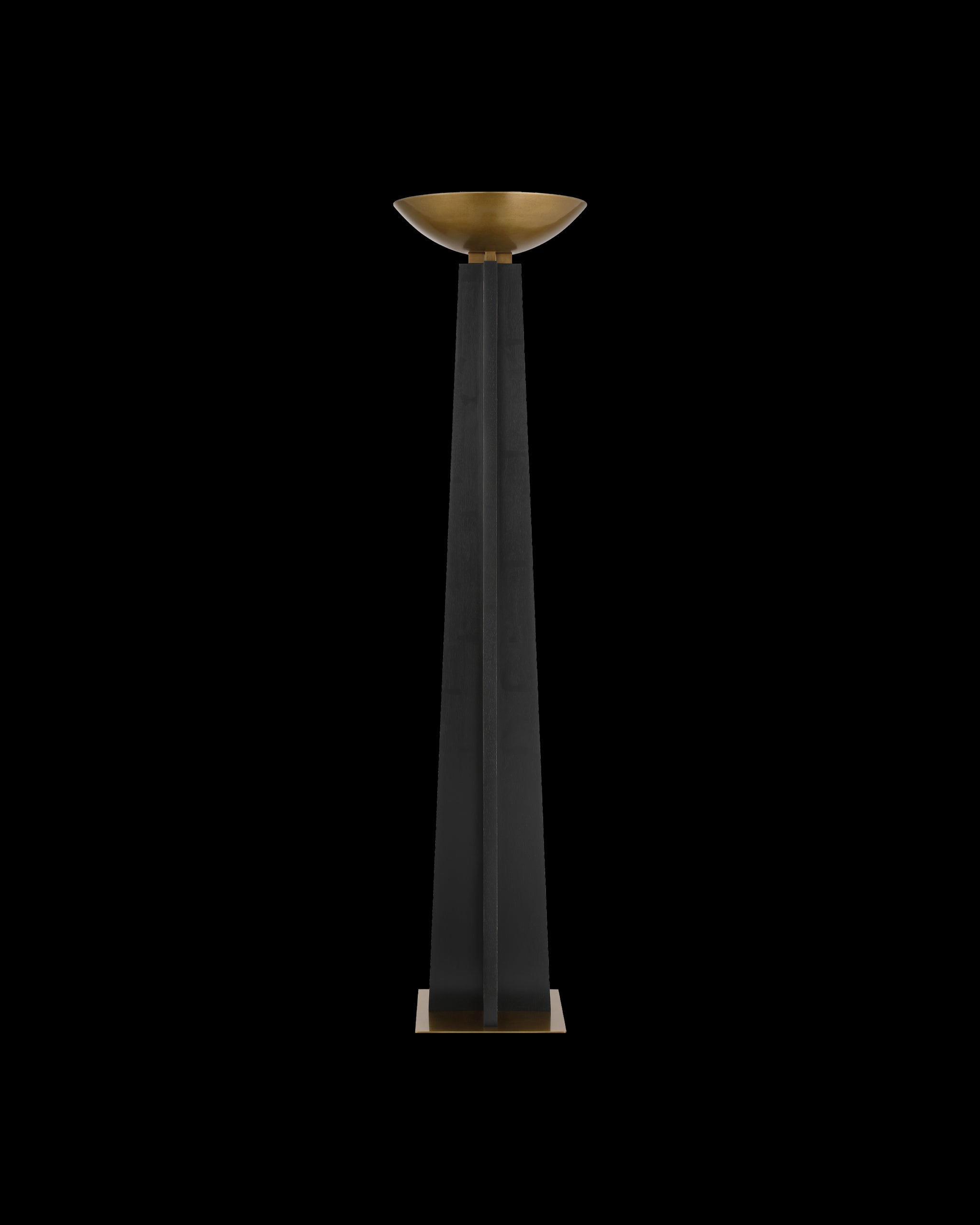 Currey & Company Calyx Torchiere Floor Lamp