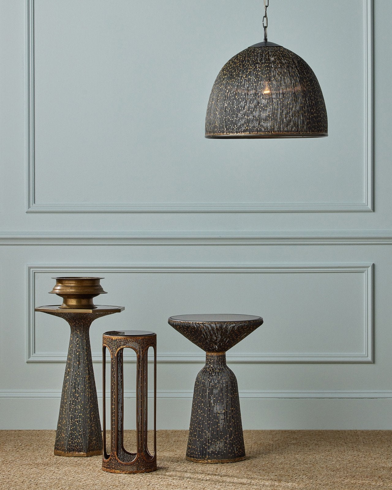 Currey & Company Eduardo 19" 1 Light Pendant