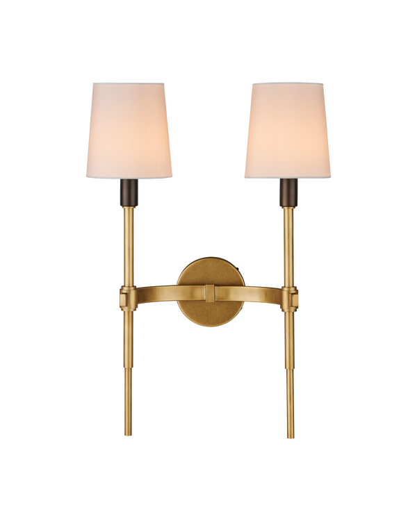 Currey And Company Grigsby Double Light Wall Sconce
