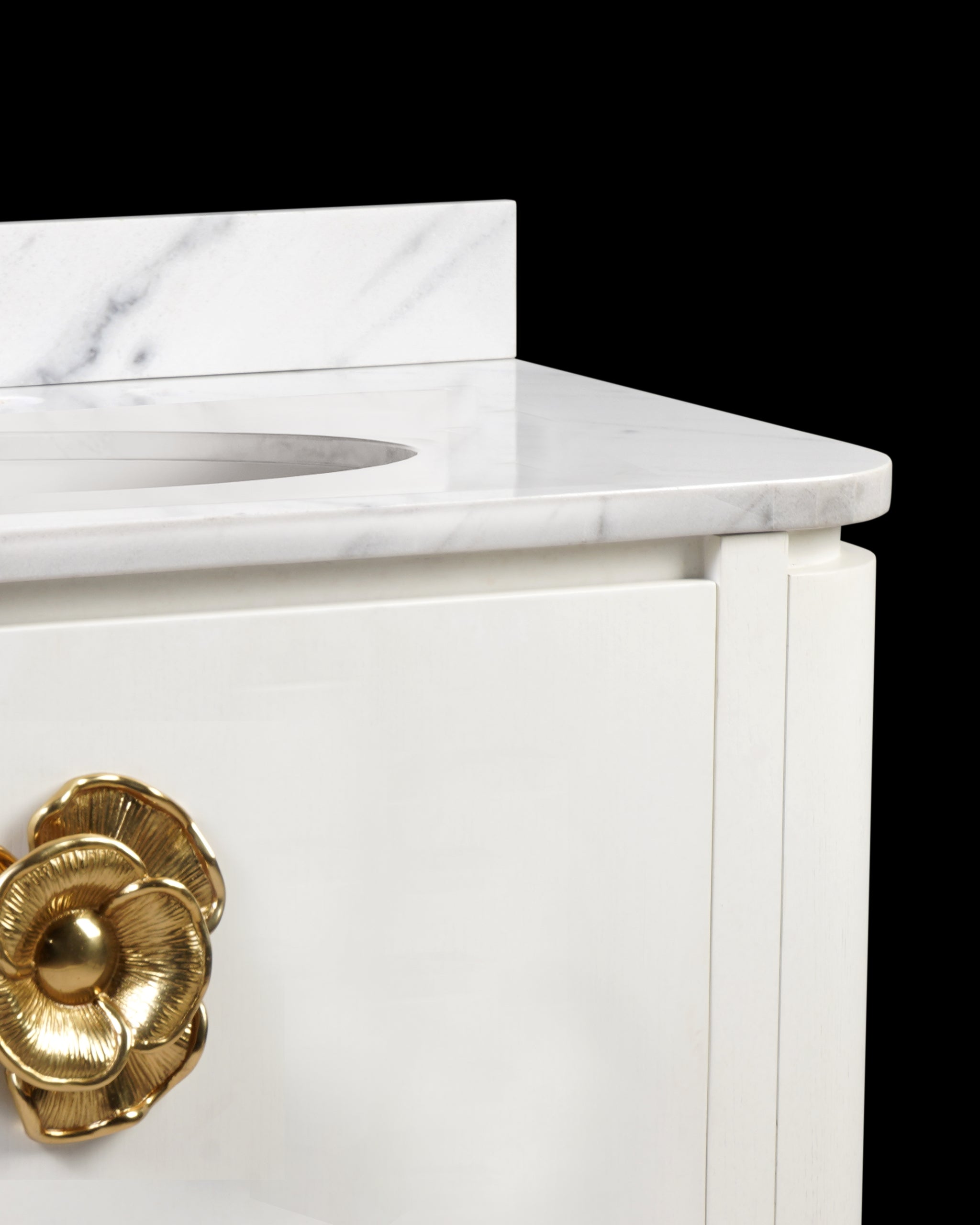 Currey & Company Briallen 36" Vanity With Oval Undermount Sink