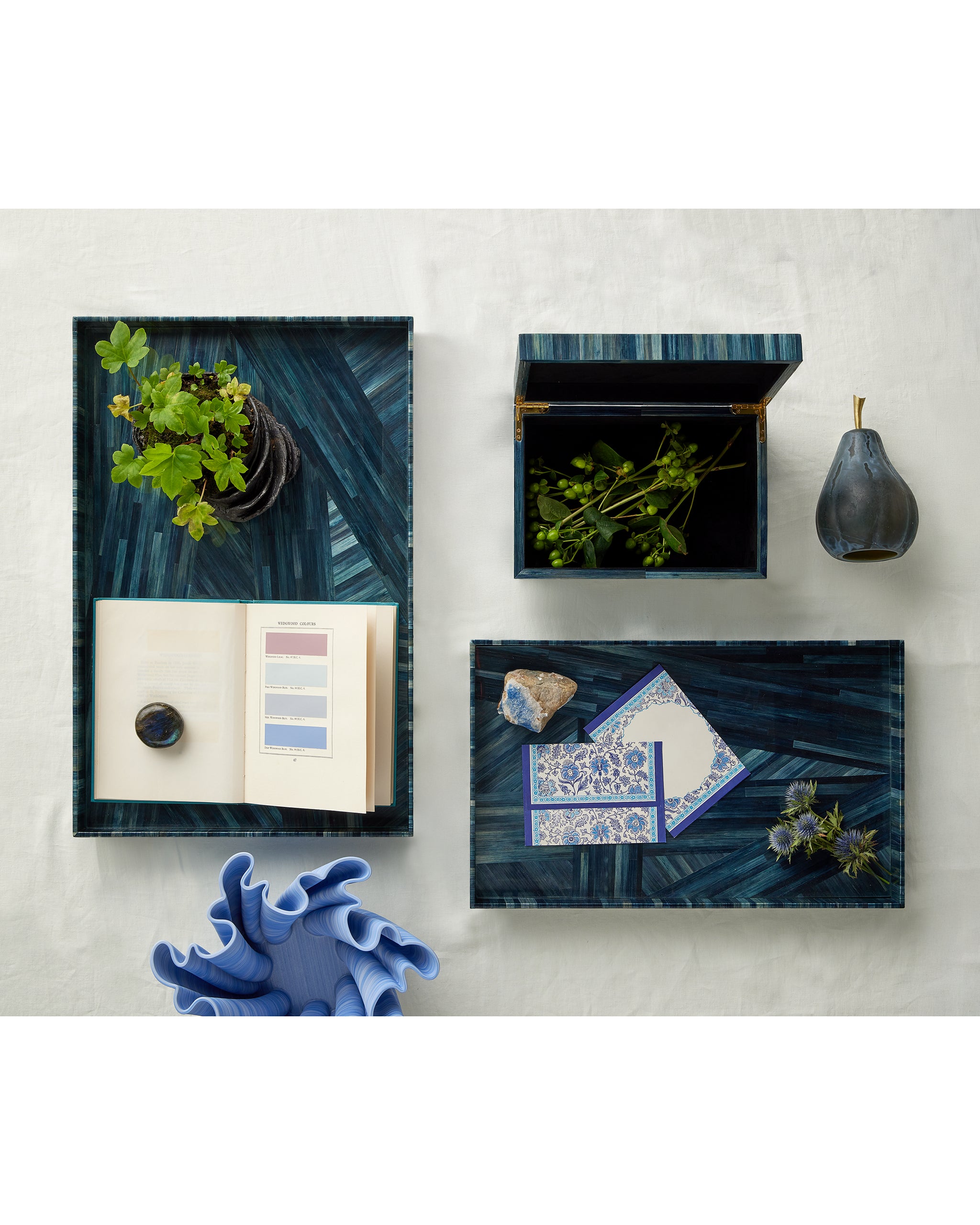Currey And Company Winter Harvest Box