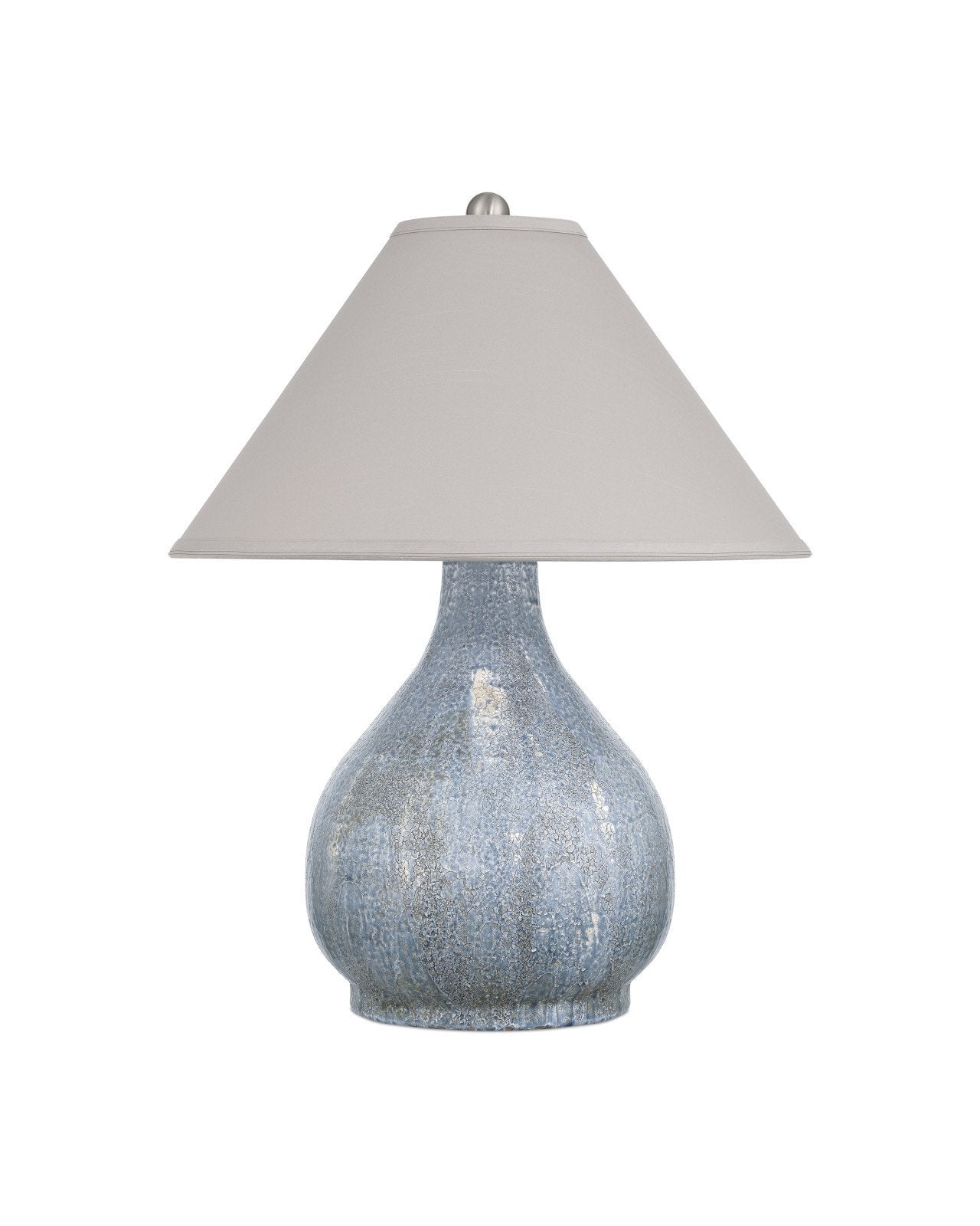Currey & Company Malin Gray Ceramic Table Lamp