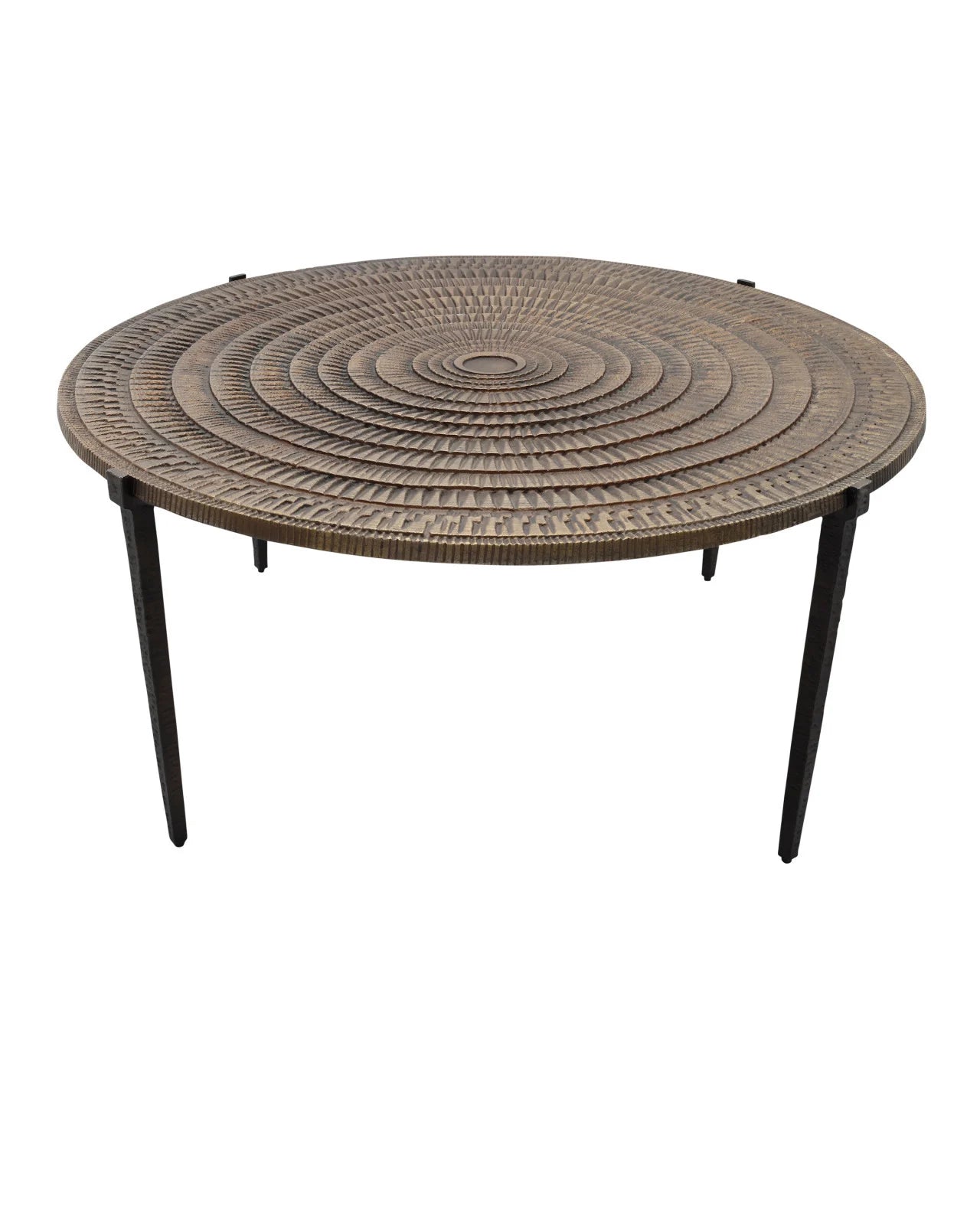 Currey & Company 16.25" Unity Cast Aluminum Cocktail Table