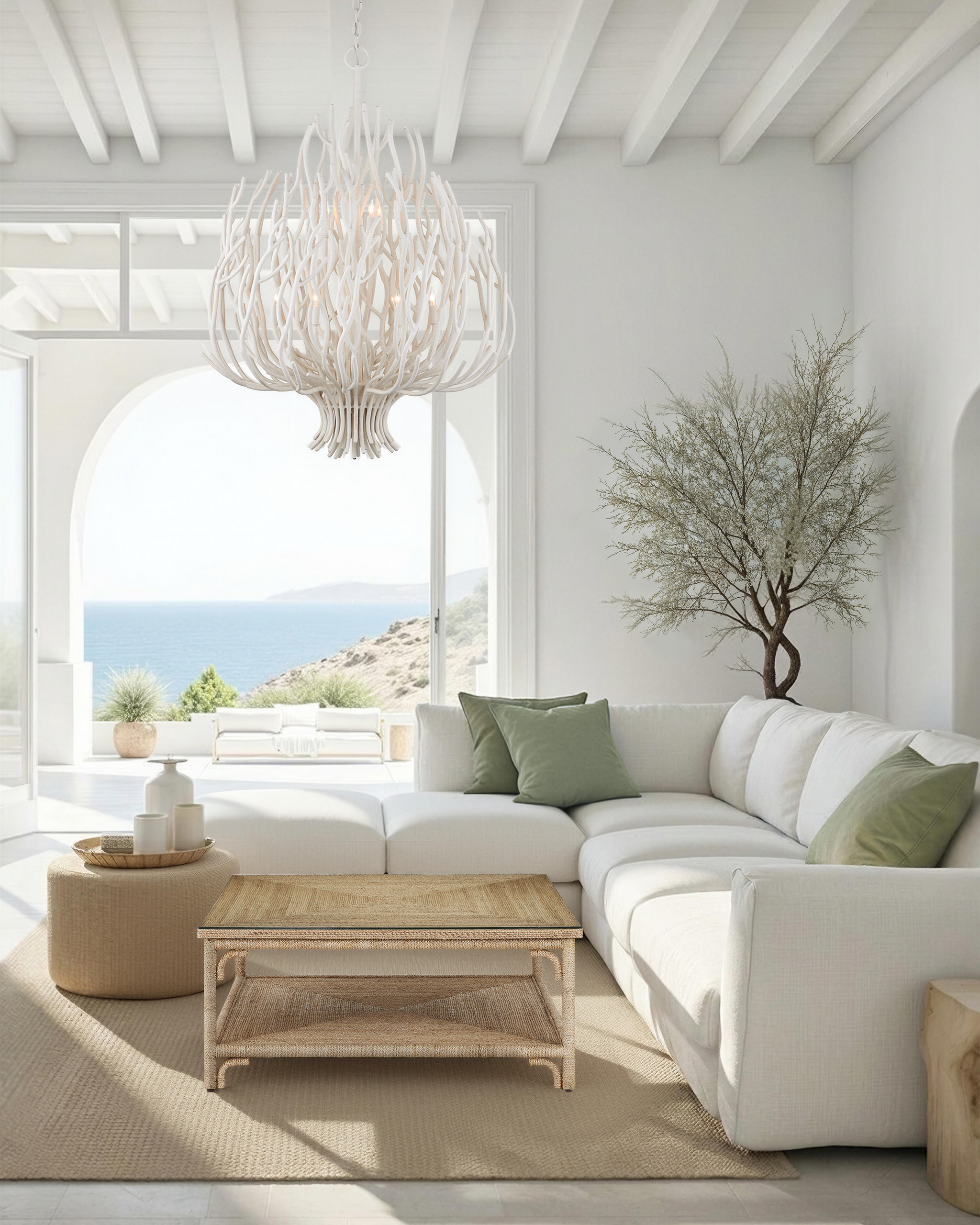 Currey & Company Seaward Extra Large Chandelier