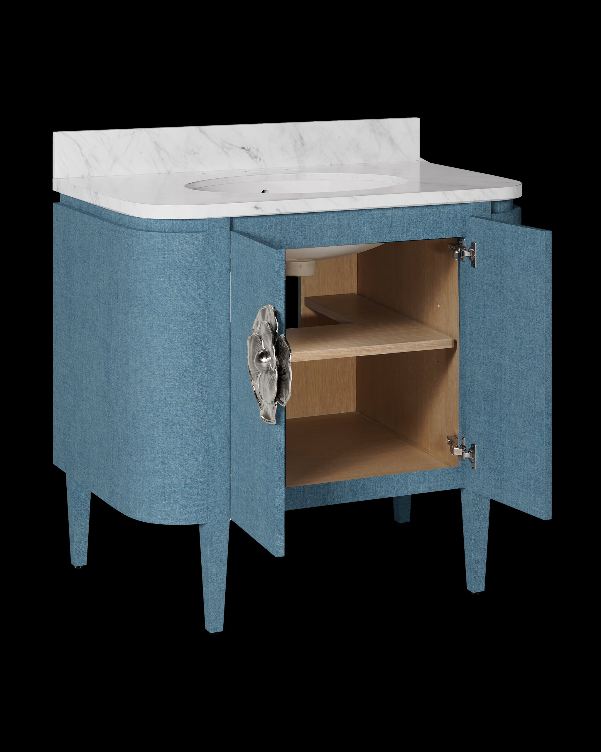 Currey & Company Briallen 36" Vanity With Oval Undermount Sink