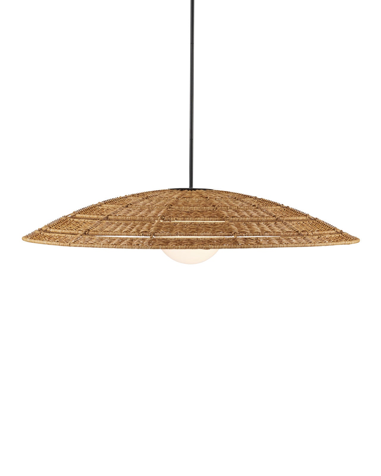 Currey & Company 42" Barbary Large Outdoor 1 Light Pendant