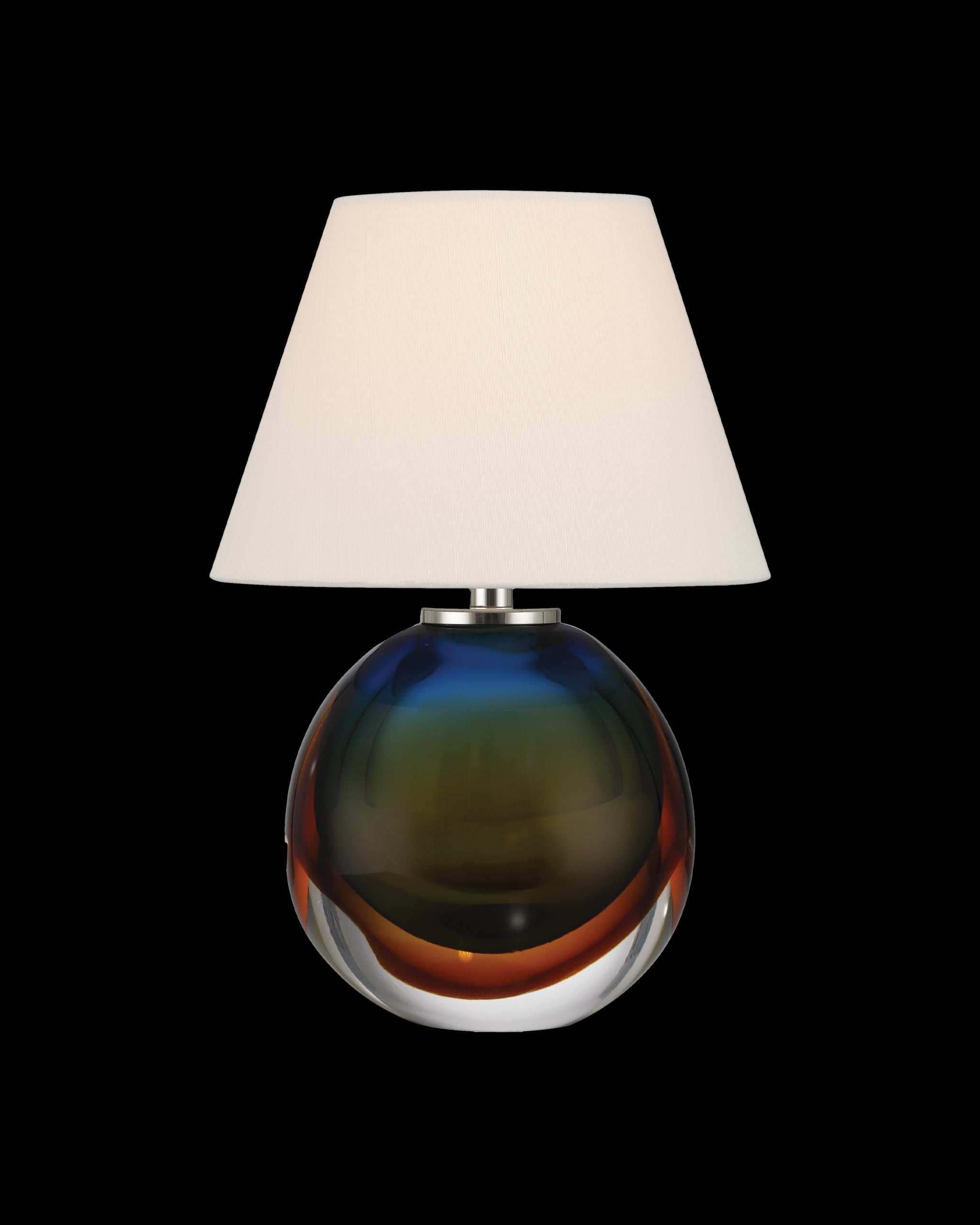 Currey & Company Voyage Nickel Cordless Table Lamp