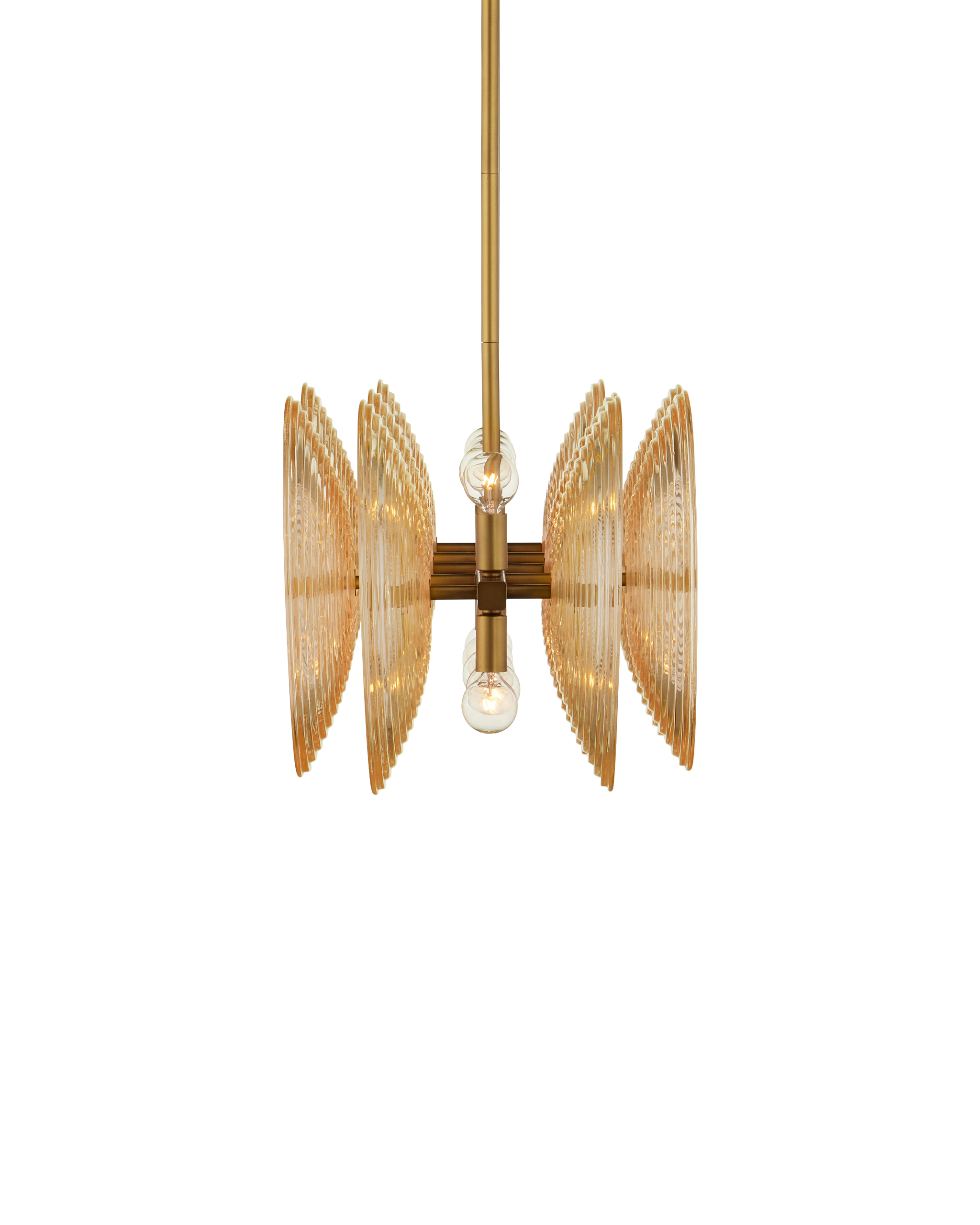 Currey & Company Whirlwind Rectangular Chandelier