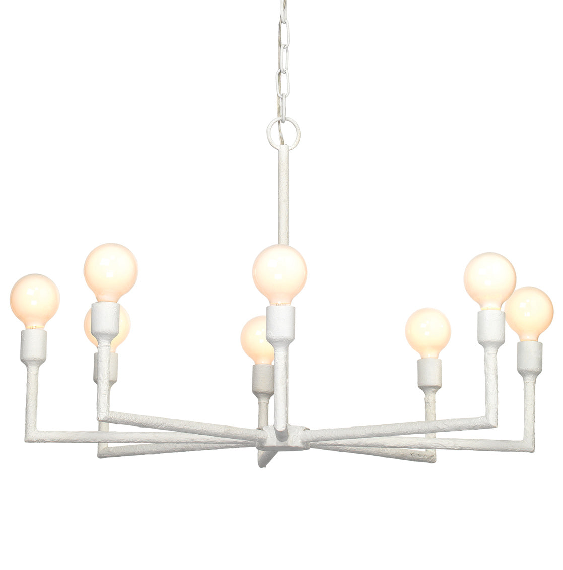 Jamie Young Park Chandelier In White Gesso
