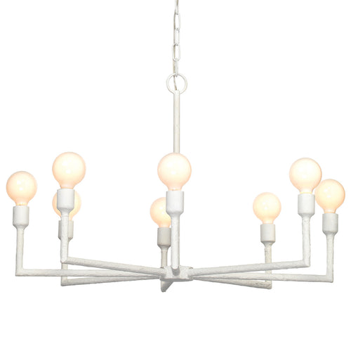 Jamie Young Park Chandelier In White Gesso