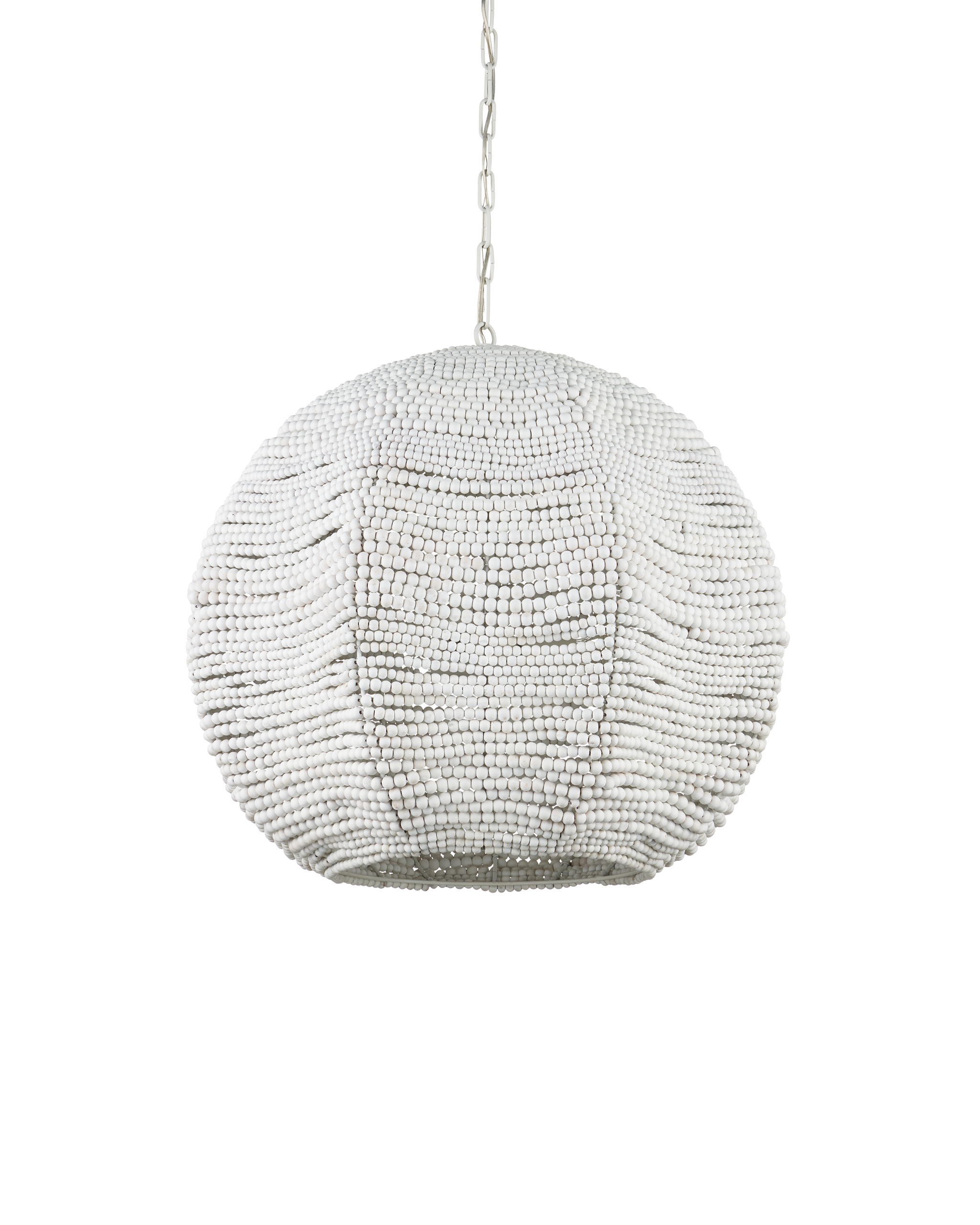 Currey & Company Octavia Large White Pendant