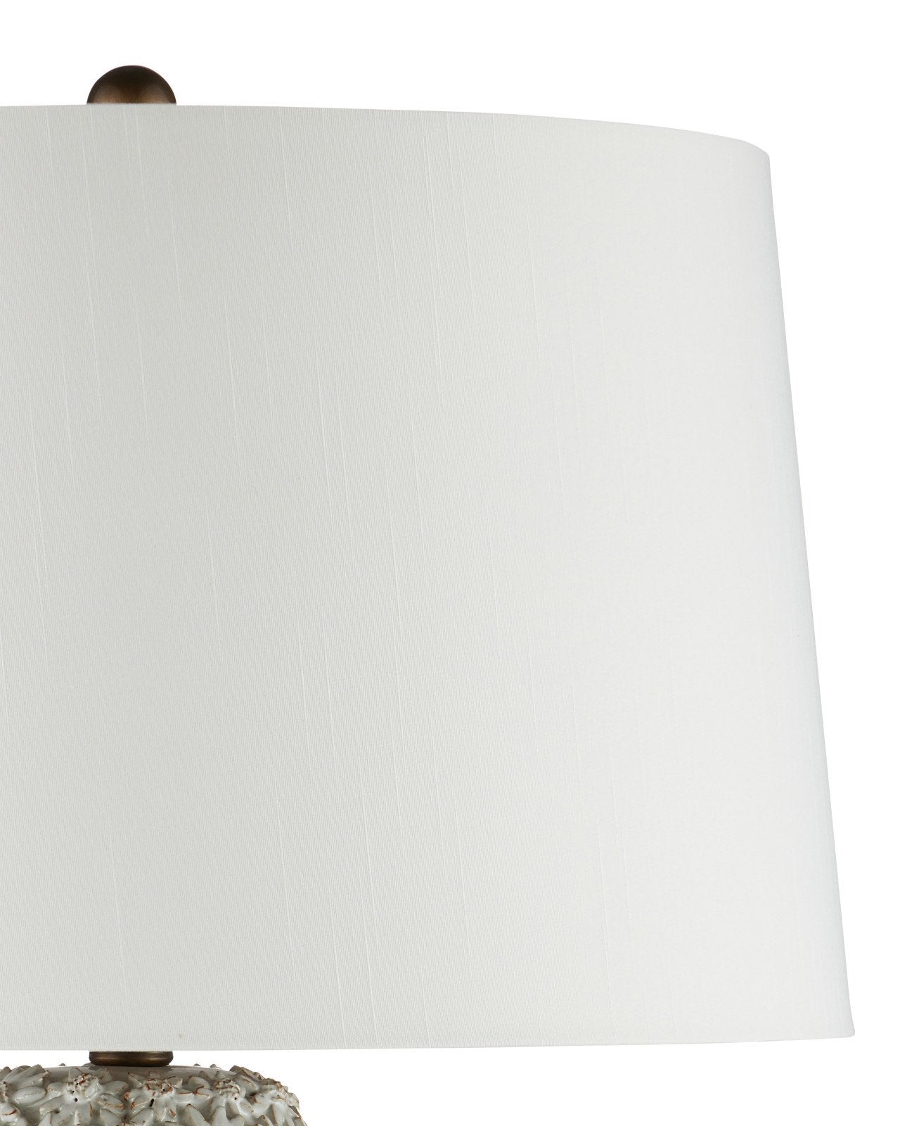 Currey & Company Jessamine White Ceramic Table Lamp