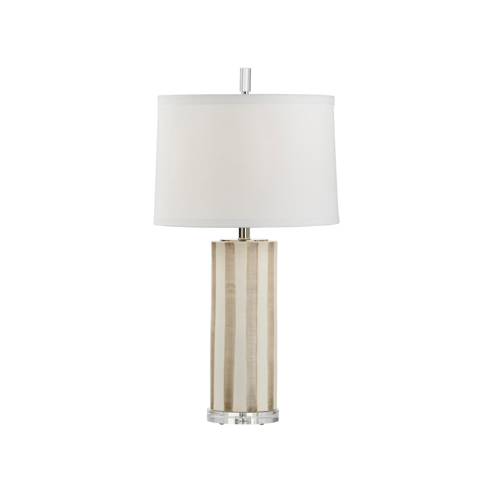 Wildwood Vietri Sailor Stripe Lamp Taupe