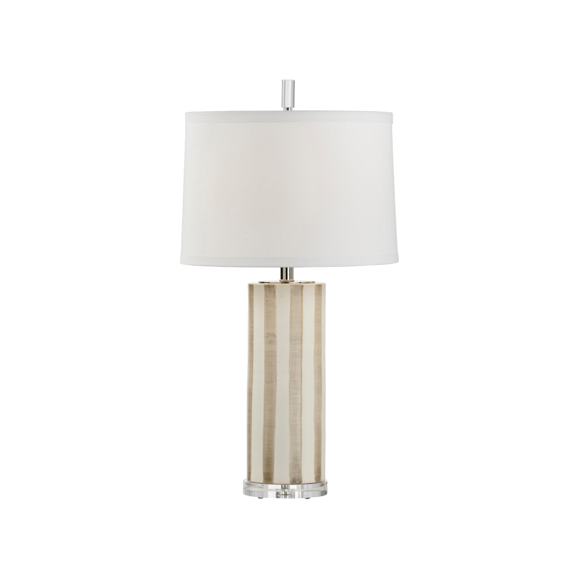 Wildwood Vietri Sailor Stripe Lamp Taupe