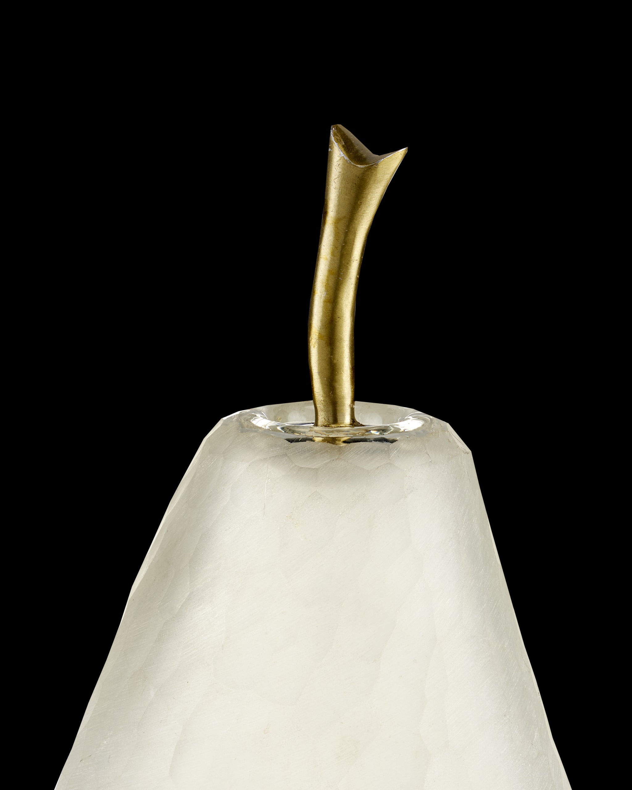 Currey & Company Glass Pear Set Of 2