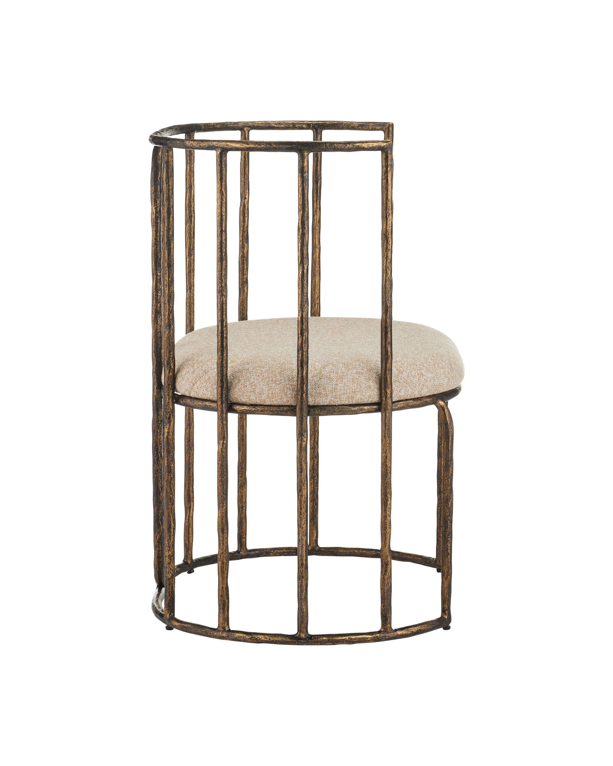Currey & Company Euclid Chair, Boucle Seashell