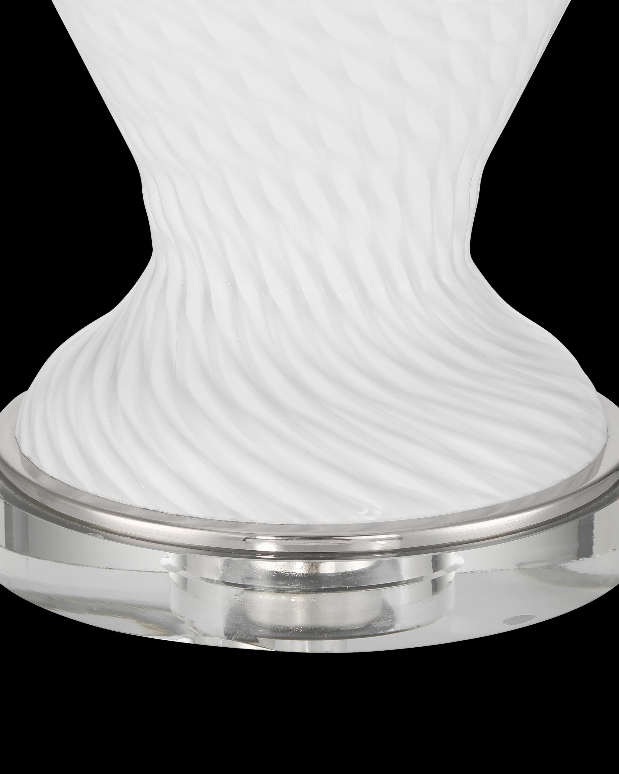 Currey & Company Zeta White Table Lamp