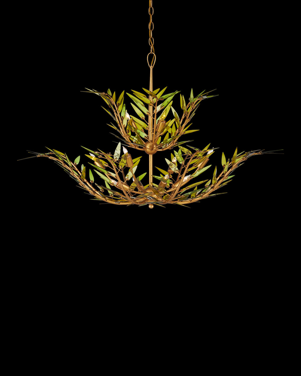 Currey & Company Babylon Two Tier Chandelier