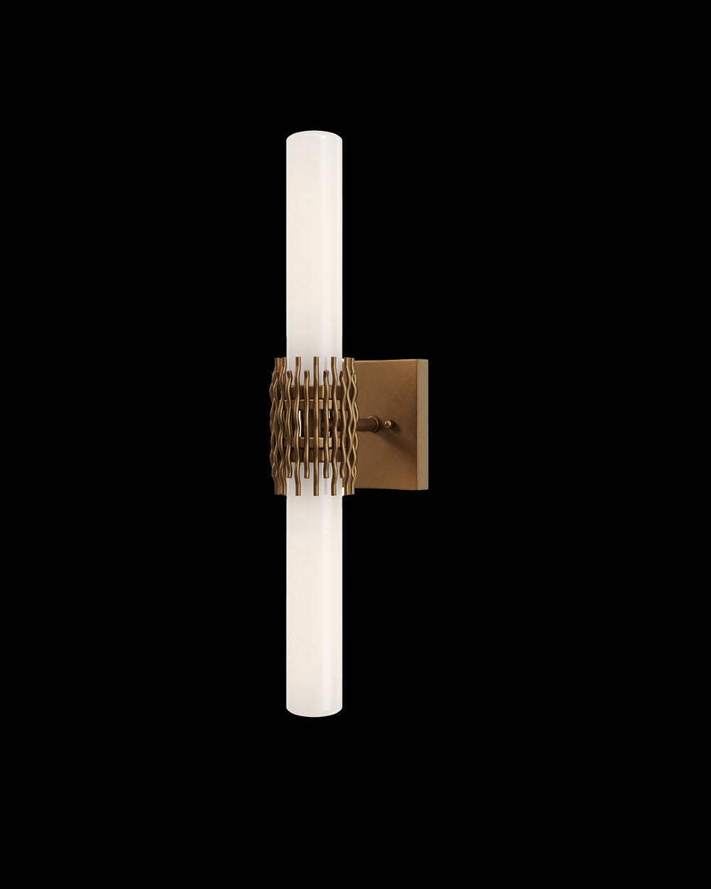 Currey & Company Brietta Brass Bath Wall Sconce