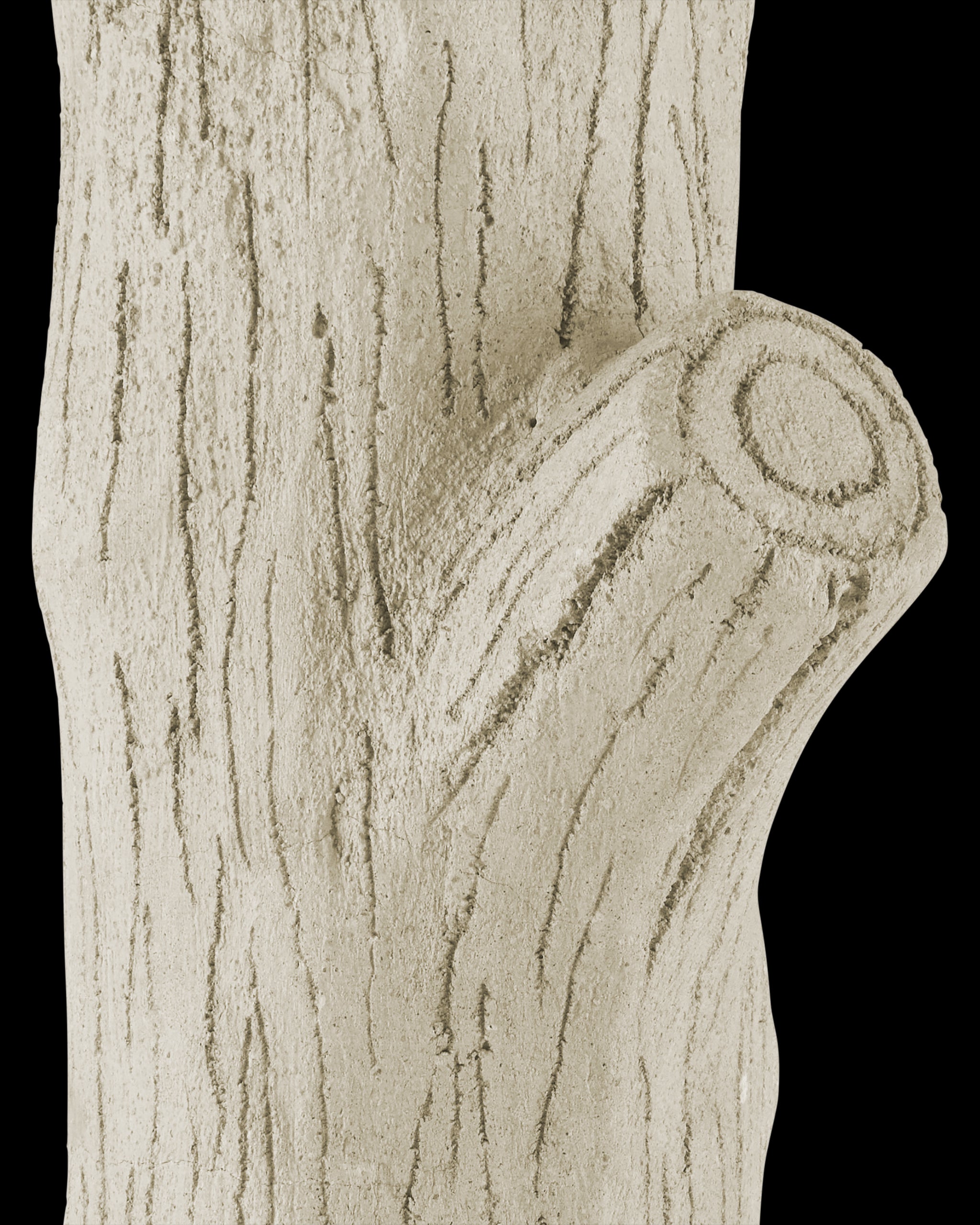 Currey & Company Faux Bois Small Bird Bath