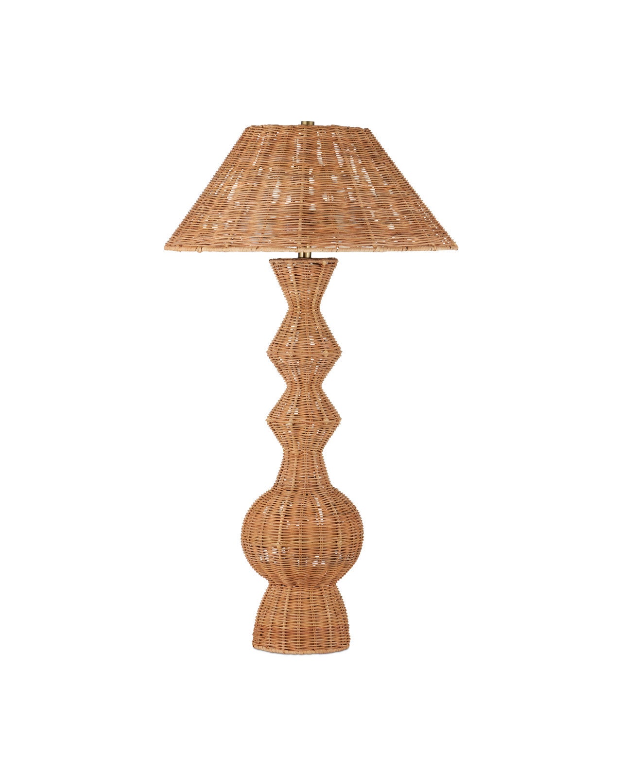 Currey & Company Nirvana Natural Rattan Table Lamp