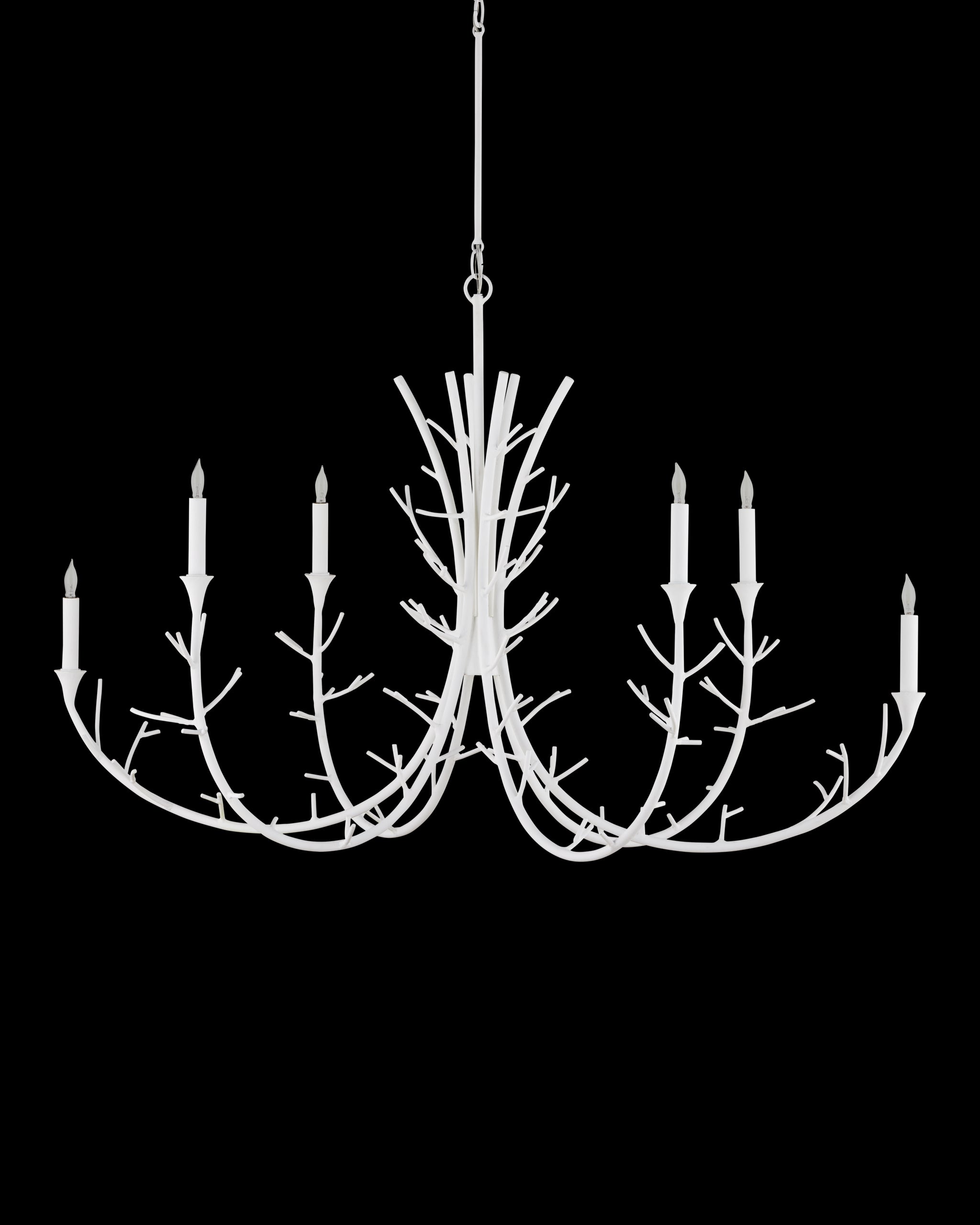 Currey & Company Twiggy Oval Chandelier