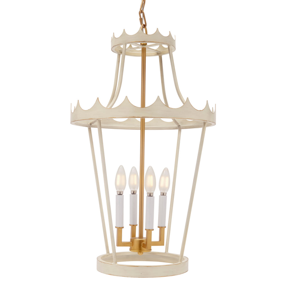Cream and Gold Citadel Lantern