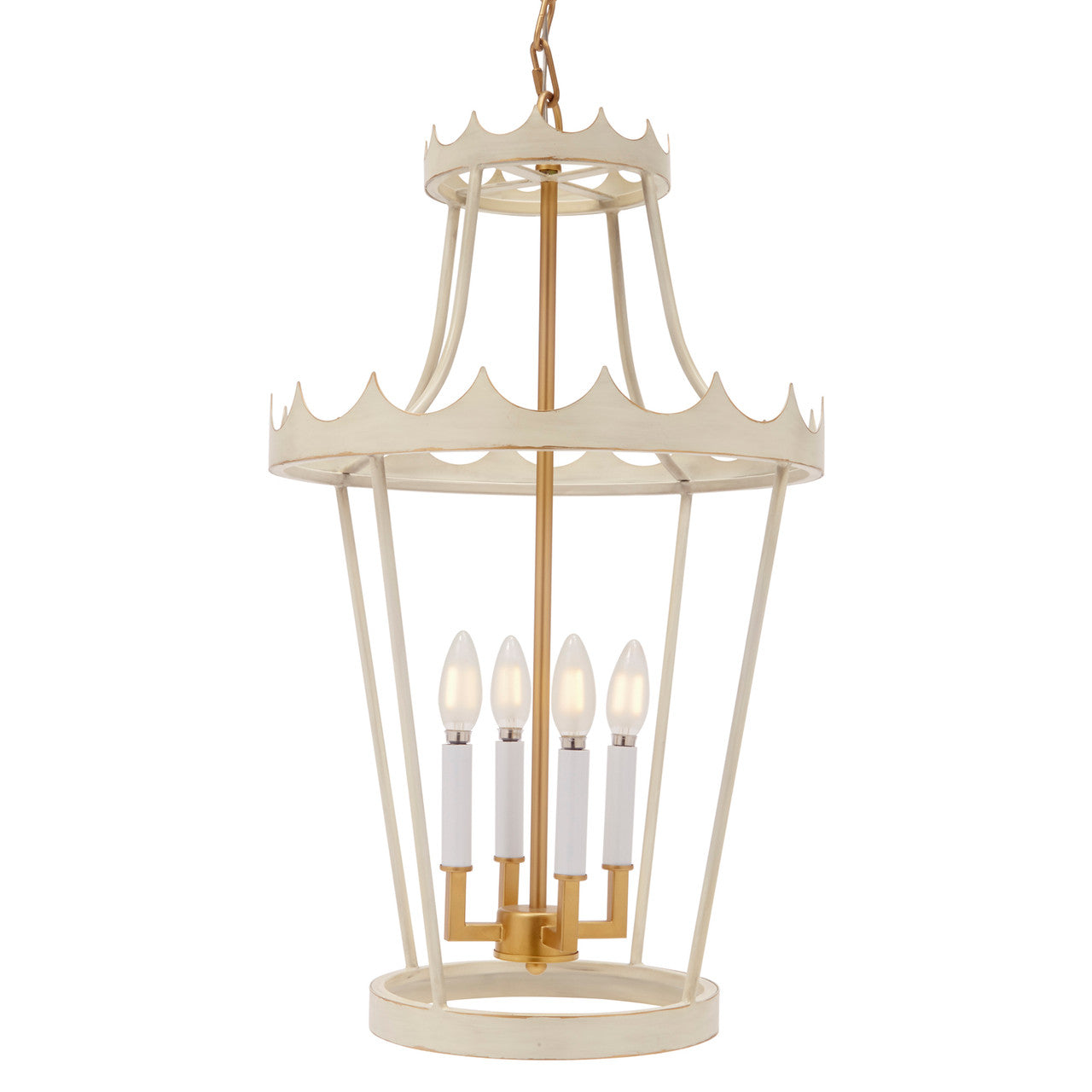 Cream and Gold Citadel Lantern