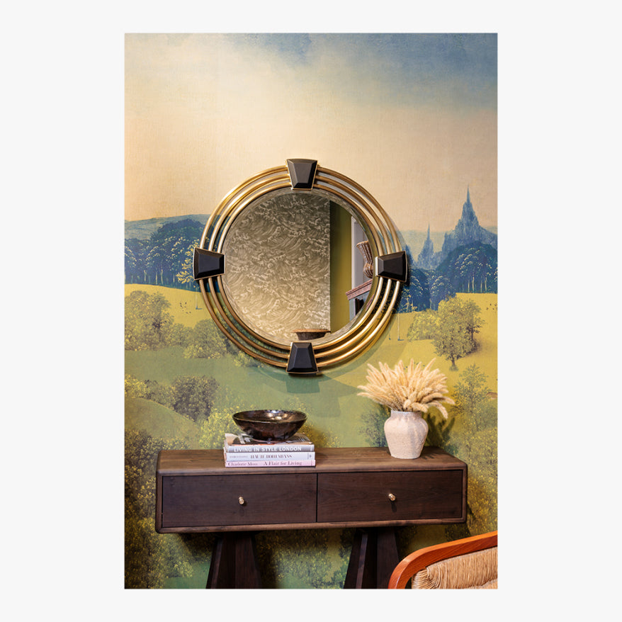 Celerie Kemble Roundabout Mirror 36"DIA