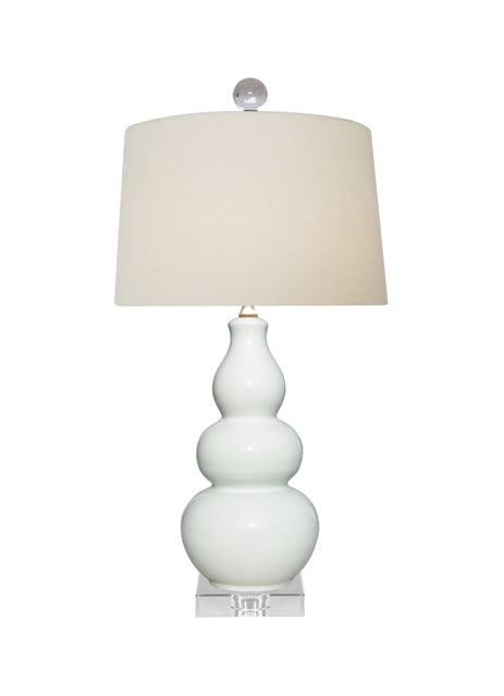 Triple Gourd Lamp 22"H
