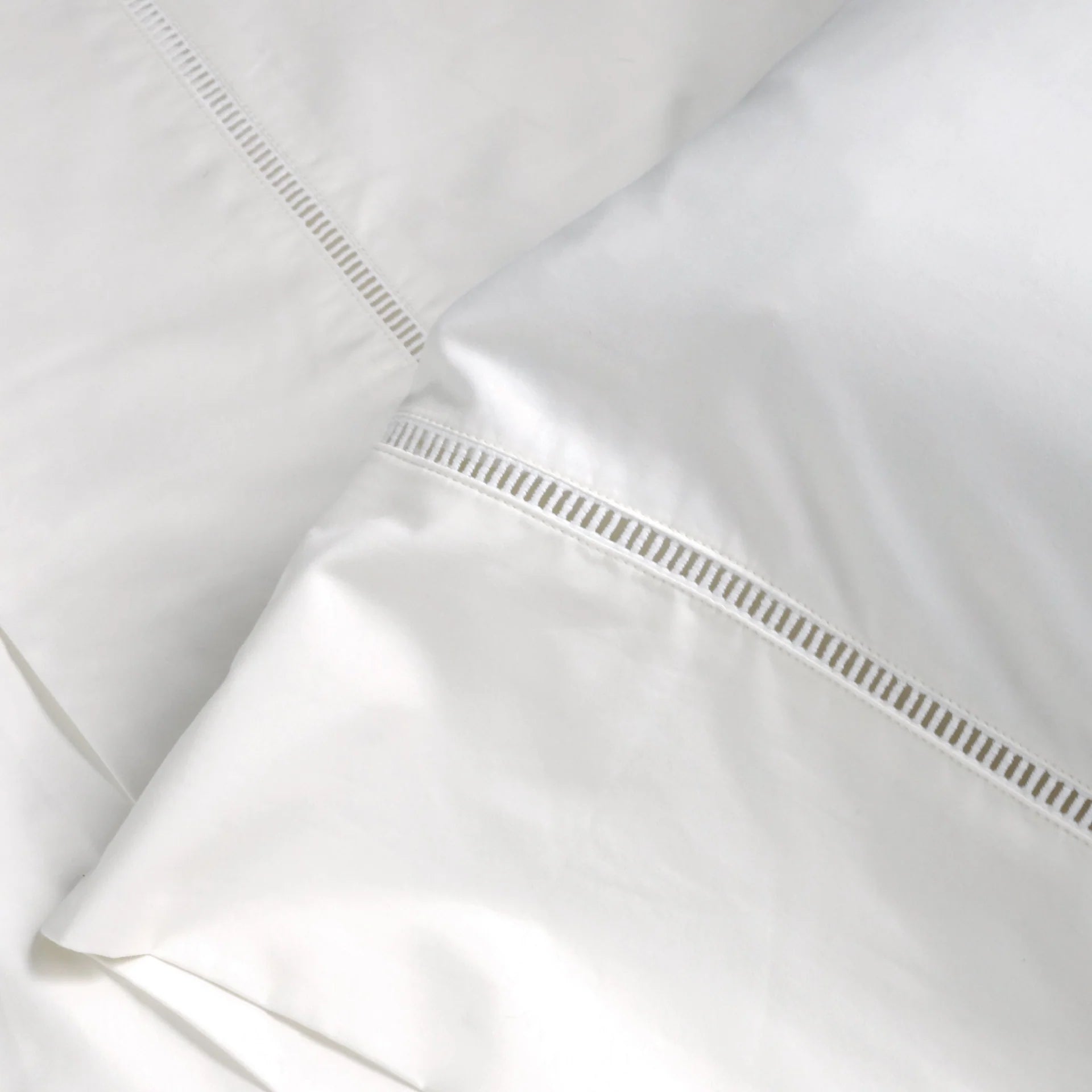 Pom Pom At Home Como Ladder Stitch Cotton Sateen Sheet Set