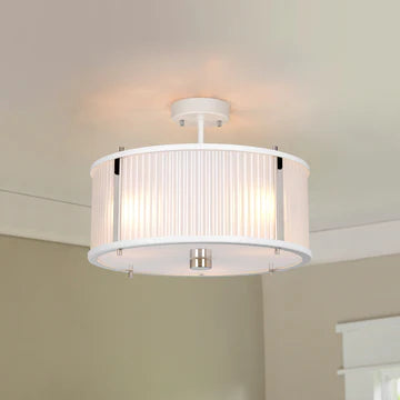 Lucas McKearn Corona 3 Light Pendant in White