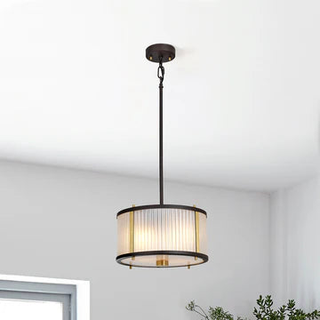 Lucas McKearn Corona 2 Light Flush in Bronze