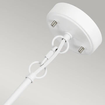 Lucas McKearn Corona 2 Light Flush in White