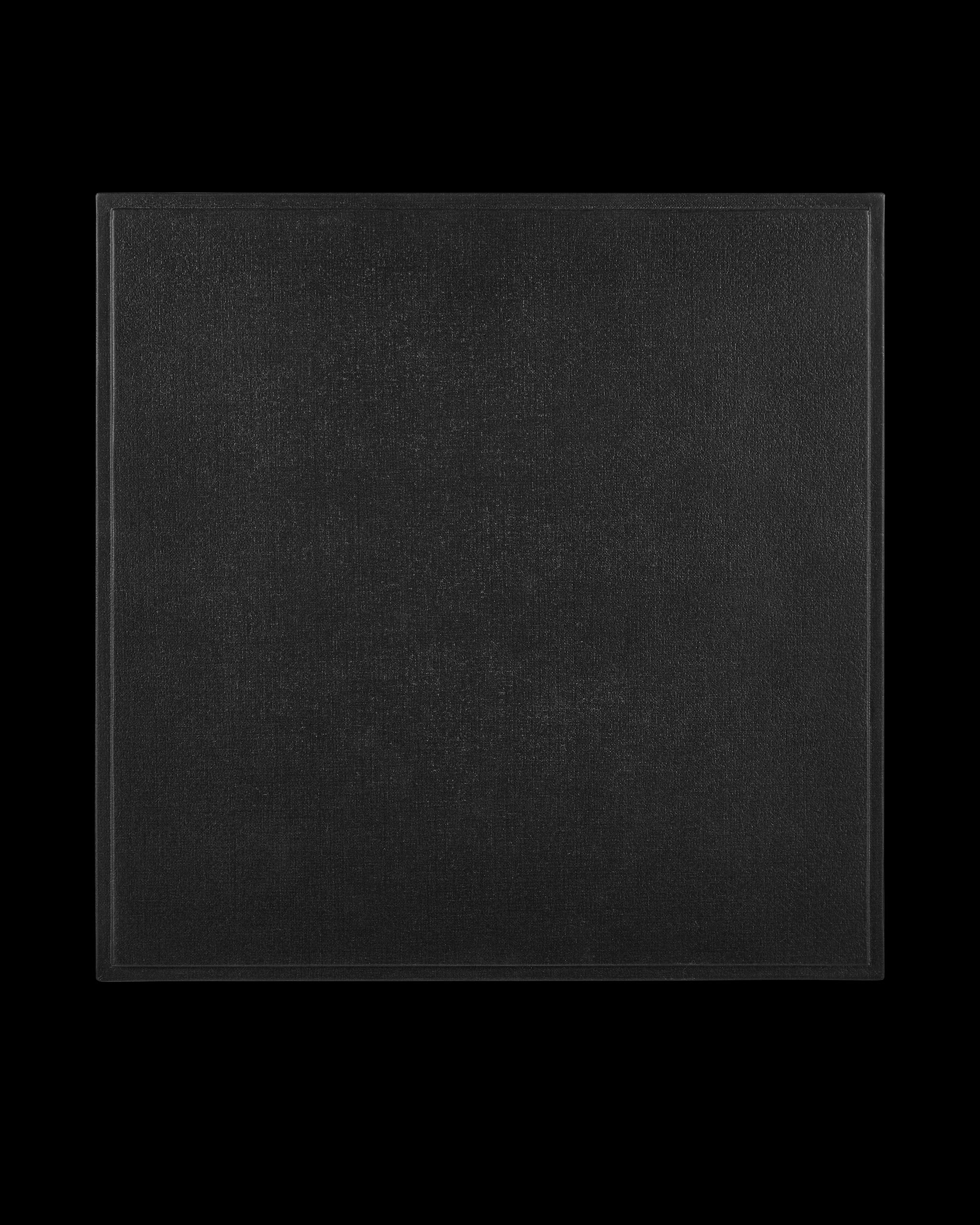 Currey & Company Verona Black Linen End Table