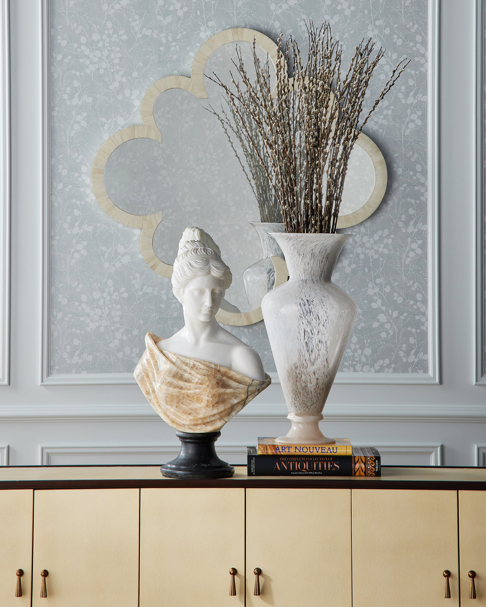 Currey & Company Thea Marble Bust Sculpture