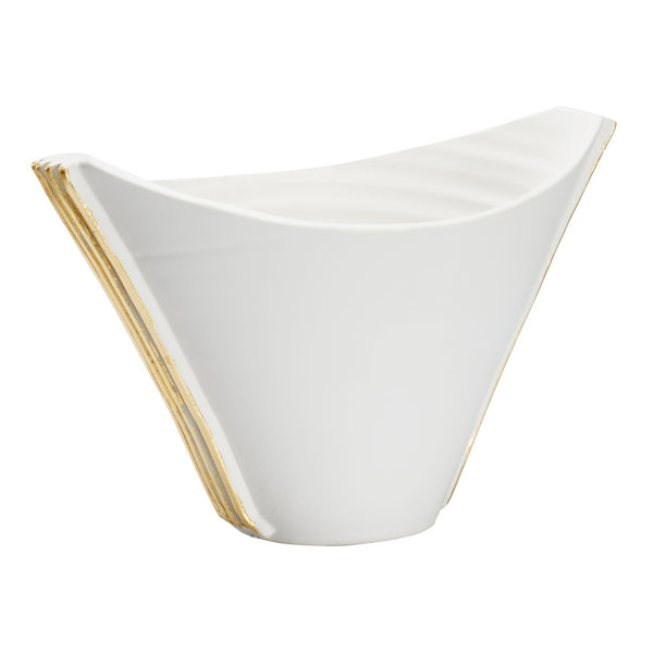 Wildwood Siracusa Vessel Blanco/Oro Lg