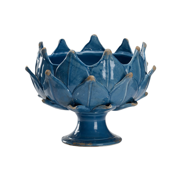 Chelsea House Leaf Vase Blue