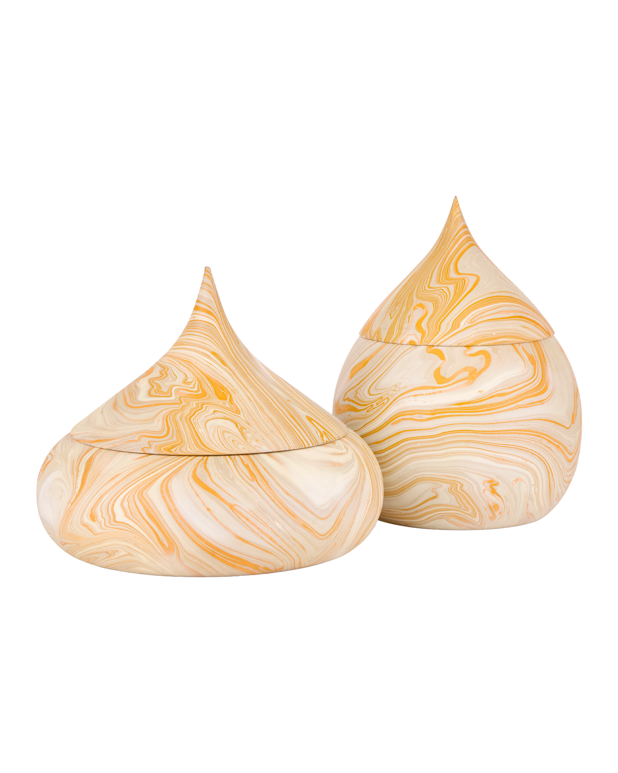 Currey & Company Anasi Yellow Box Set Of 2