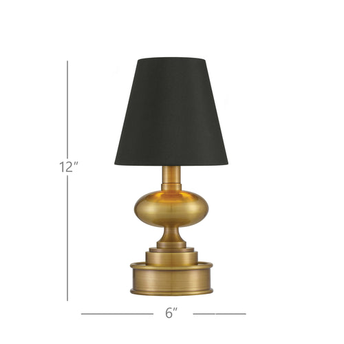 Currey & Company Galavant Brass Cordless Table Lamp