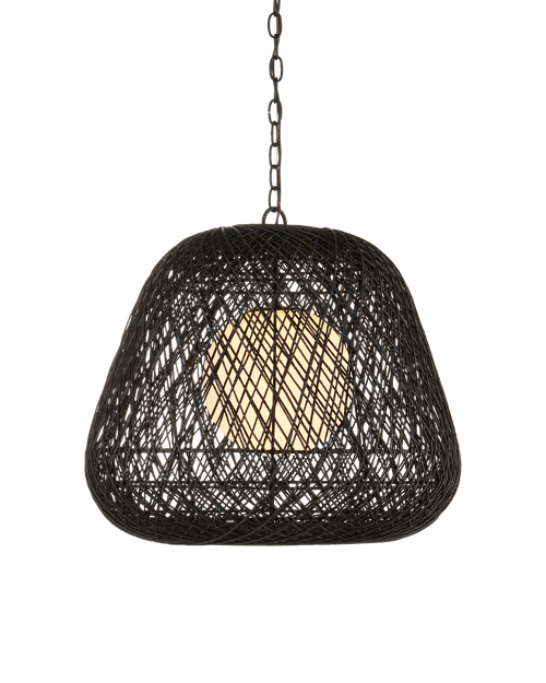 Currey & Company Osbert Black Pendant