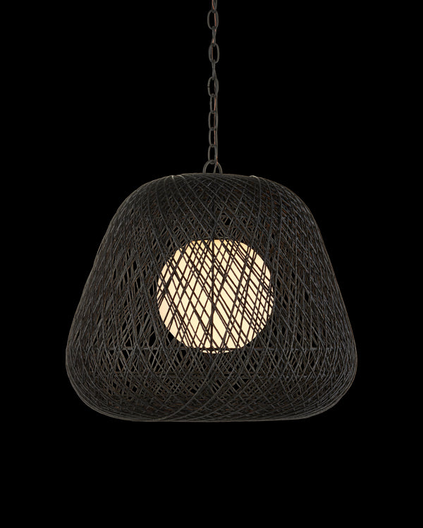 Currey & Company Osbert Black Pendant