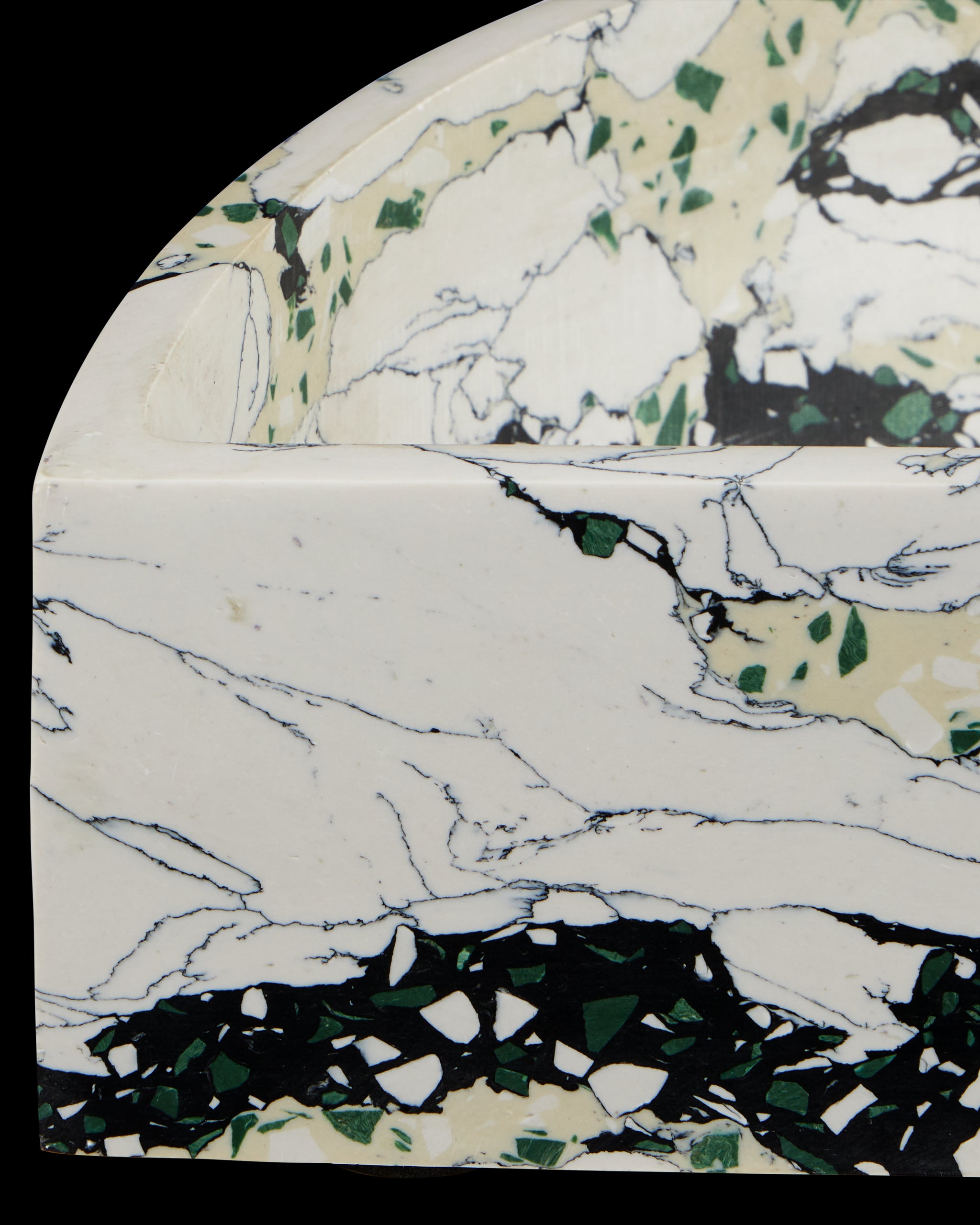 Currey & Company Fossey Asymmetrical Tray