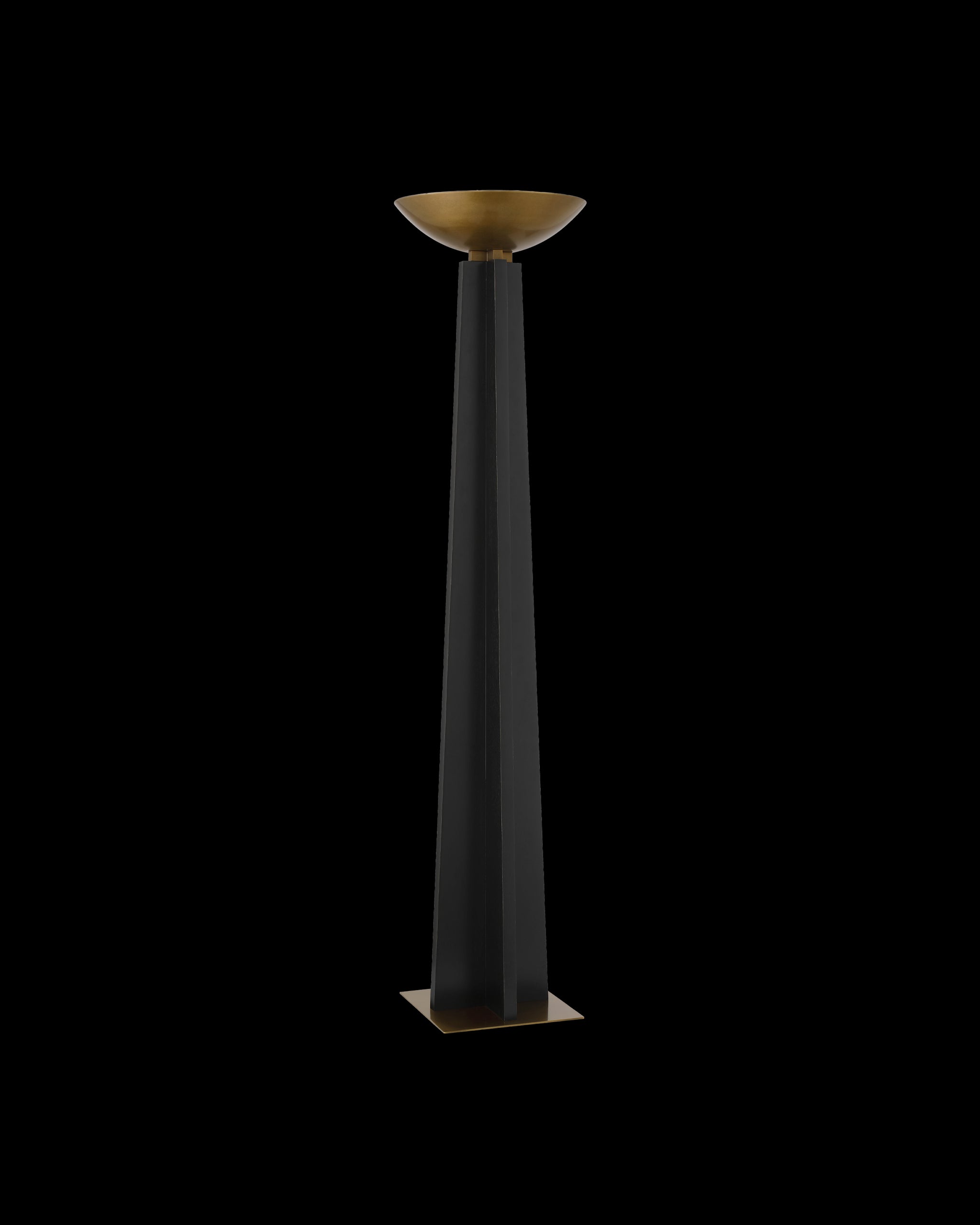 Currey & Company Calyx Torchiere Floor Lamp