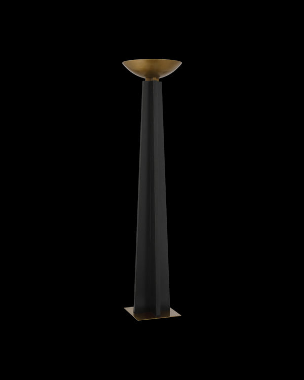 Currey & Company Calyx Torchiere Floor Lamp