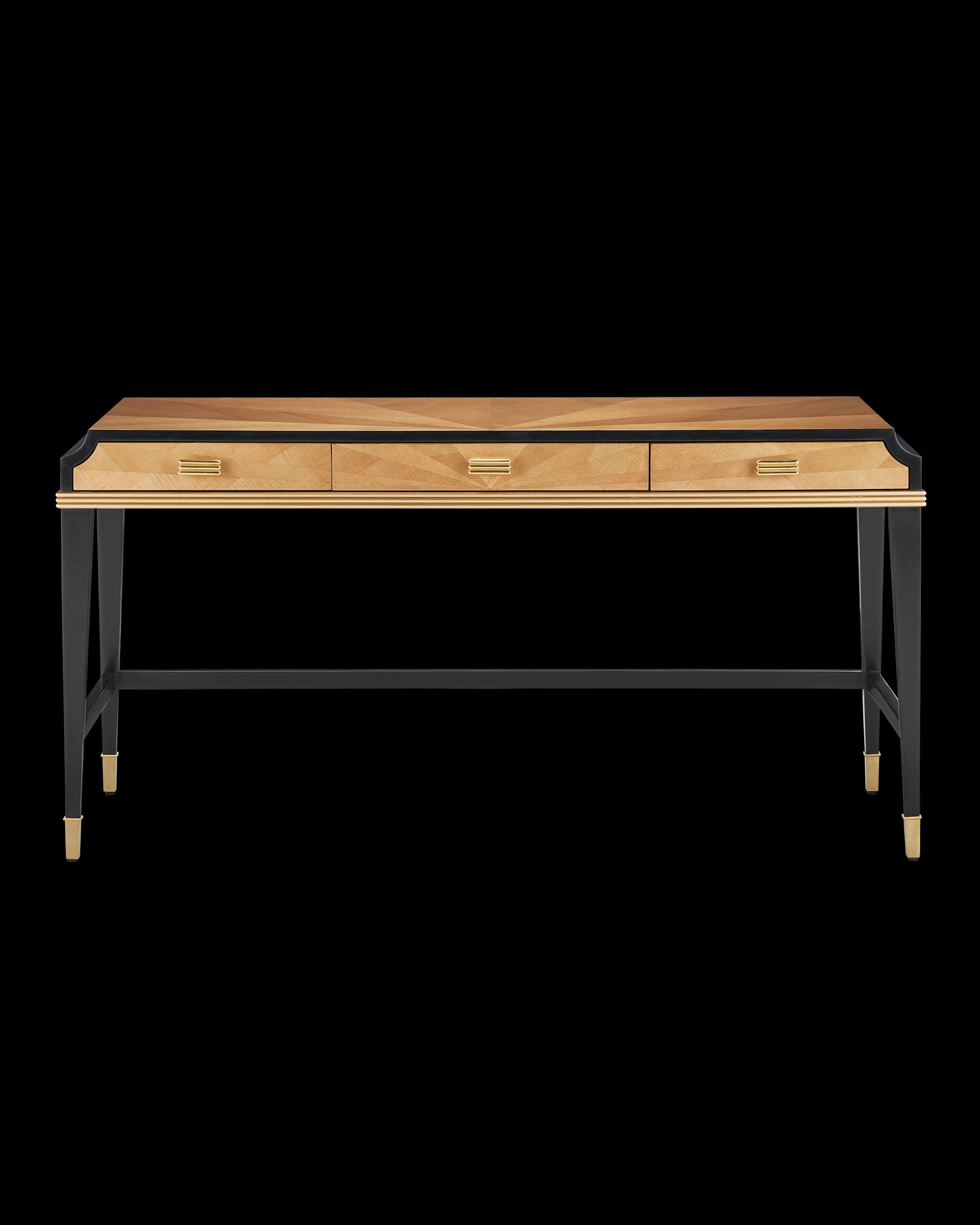 Currey & Company Kallista Taupe Large Desk