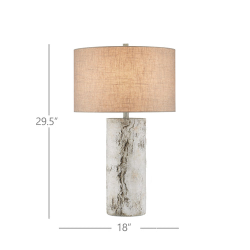 Currey & Company Faux Birch Table Lamp