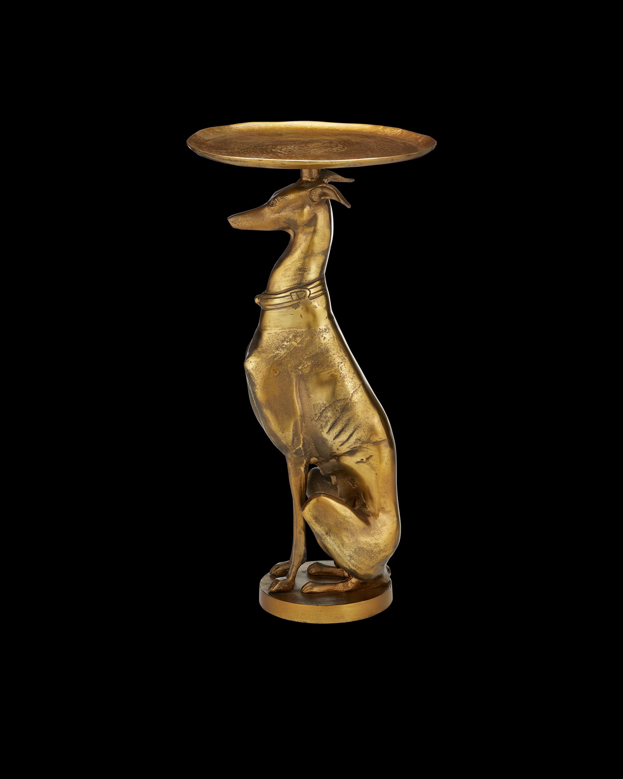 Currey & Company Ballyregan Brass Accent Table