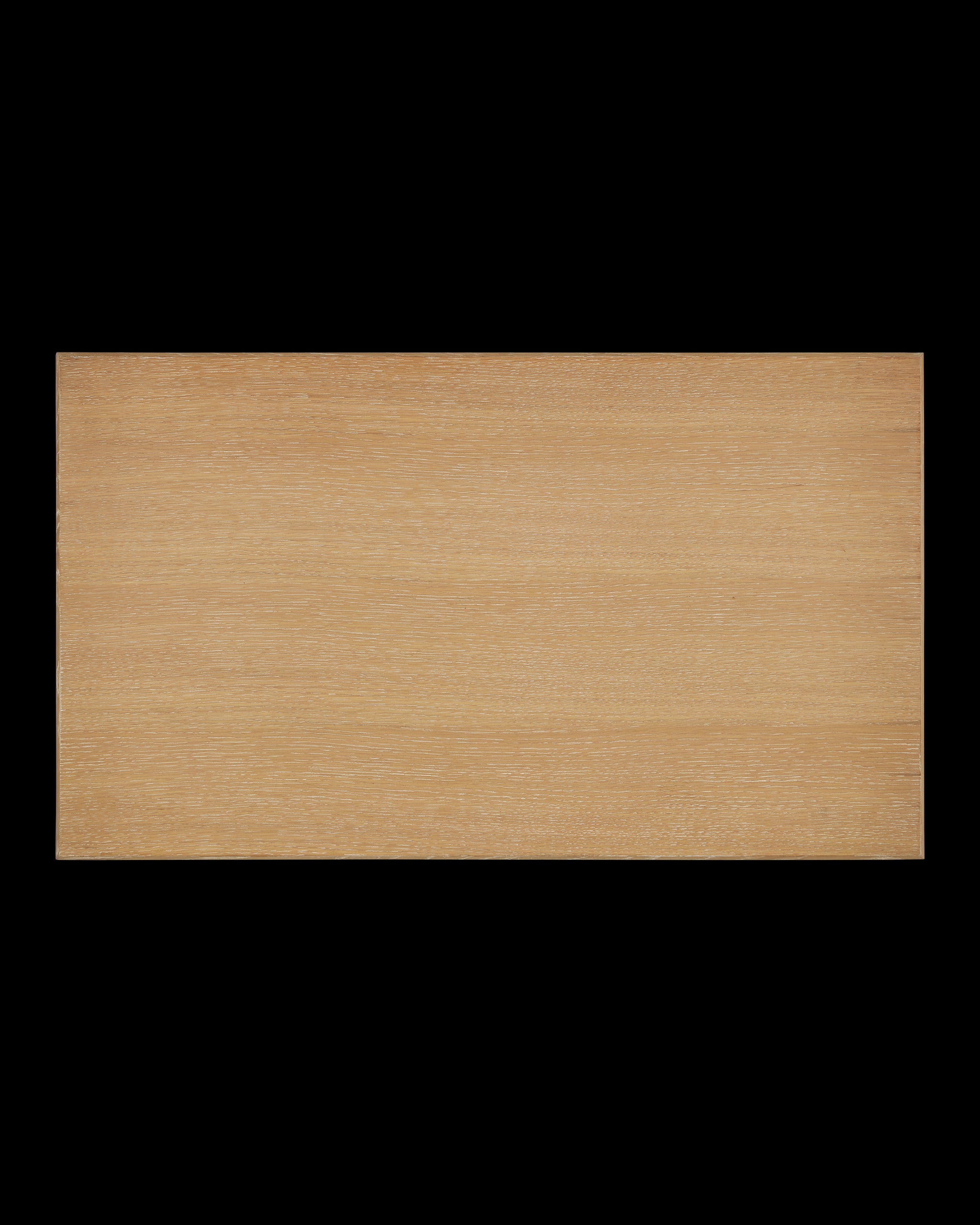 Currey & Company Indeo Washed Oak Cabinet